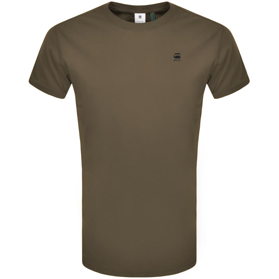 Alternative Image for ProductG Star Raw Lash Logo T Shirt Khaki1